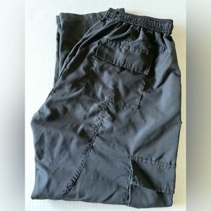 SHEIN Large black lightweight cargo pants with adjustable waist